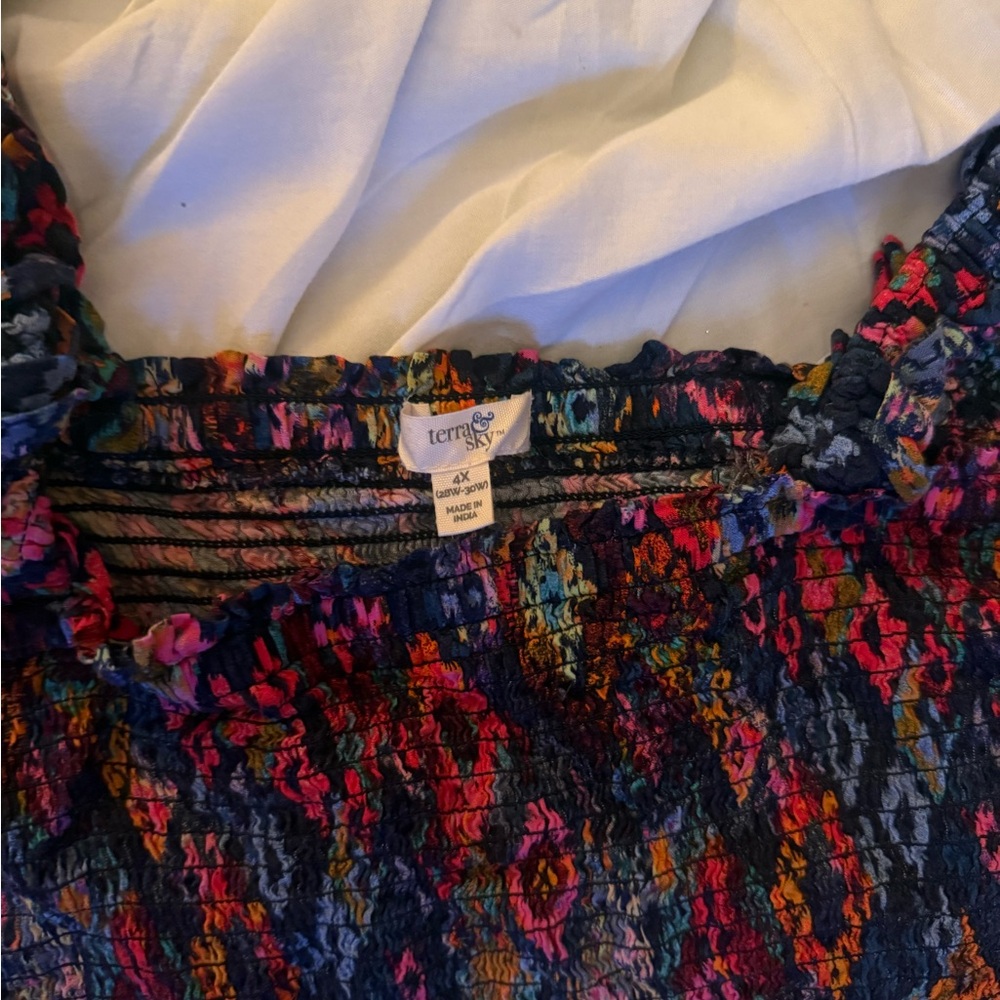 Colorful Patterned Dress - Picture 2 of 3